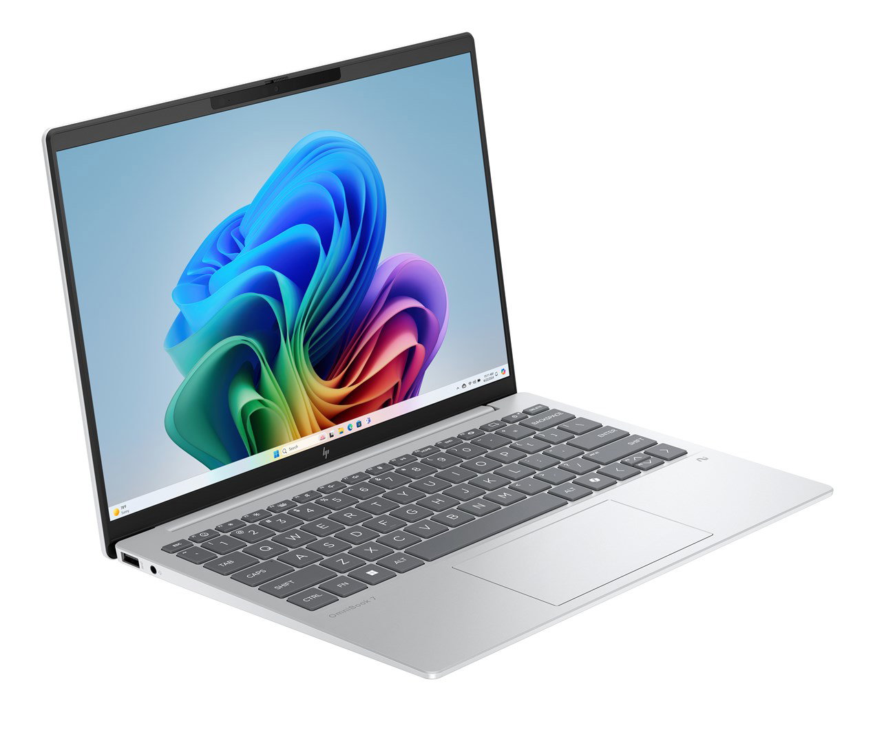 HP OmniBook 7 Aero Next Gen AI 13-bg1218nw Copilot+ PC AMD Ryzen AI 5 340 Laptop 33.8 cm (13.3) WQXGA 16 GB LPDDR5x-SDRAM 512 GB SSD Wi-Fi 6E (802.11ax) Windows 11 Home Silver