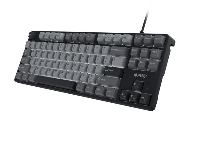 FURY KANABO K2 US mechanical gaming keyboard black-grey with white backlight