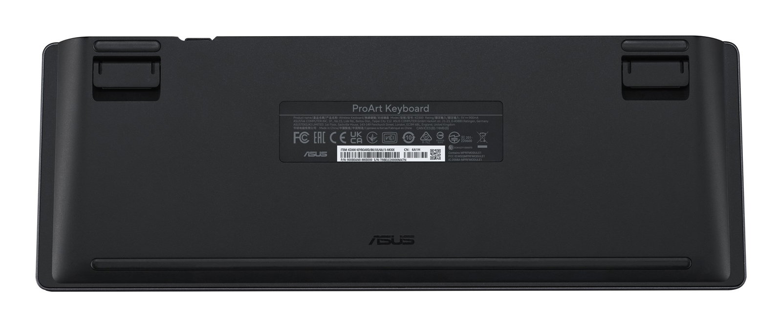 ASUS ProArt KD300 keyboard Home/Office USB + RF Wireless + Bluetooth Black