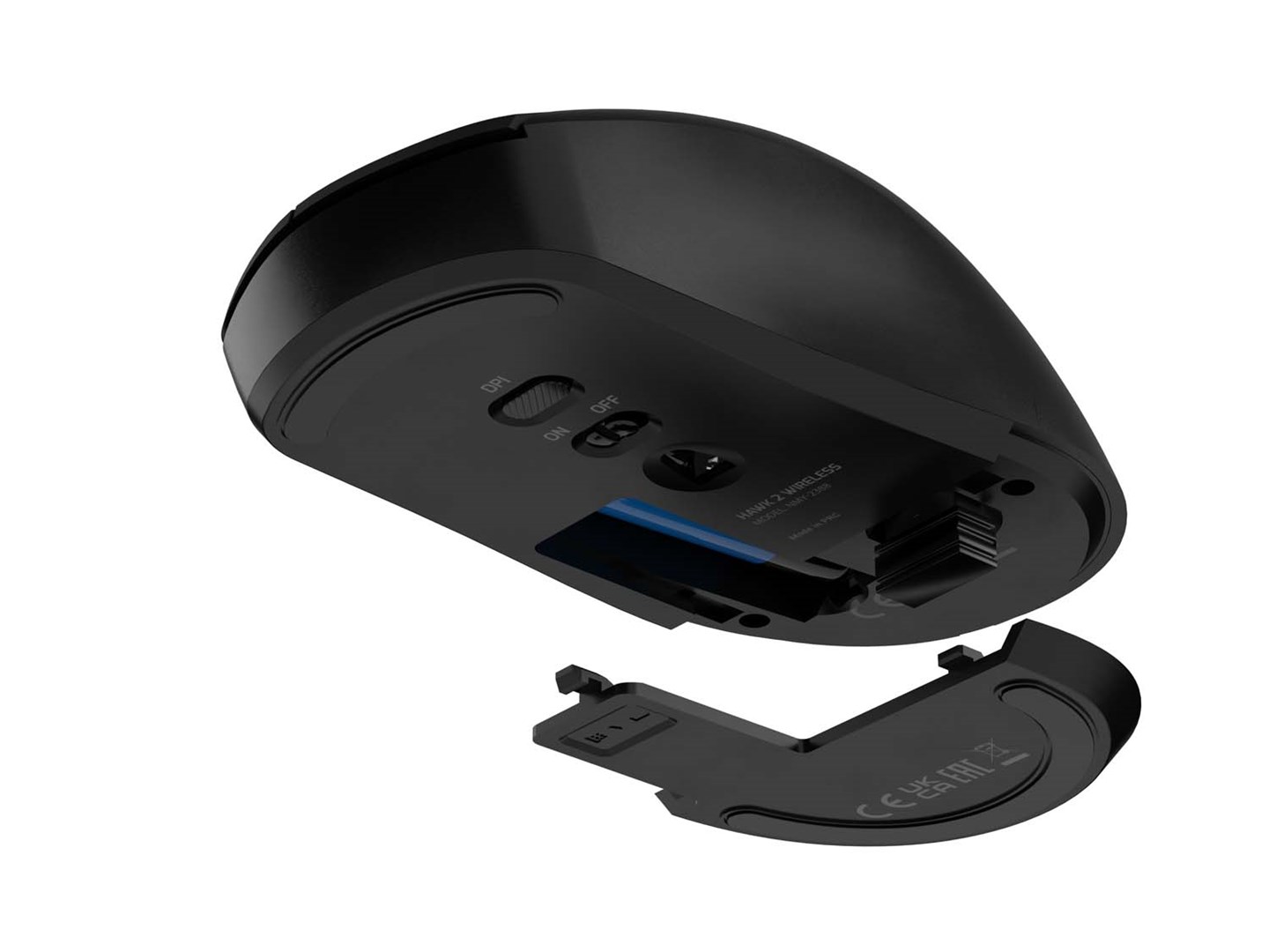 NATEC Hawk 2 Wireless mouse Universal Right-hand RF Wireless Laser 3200 DPI