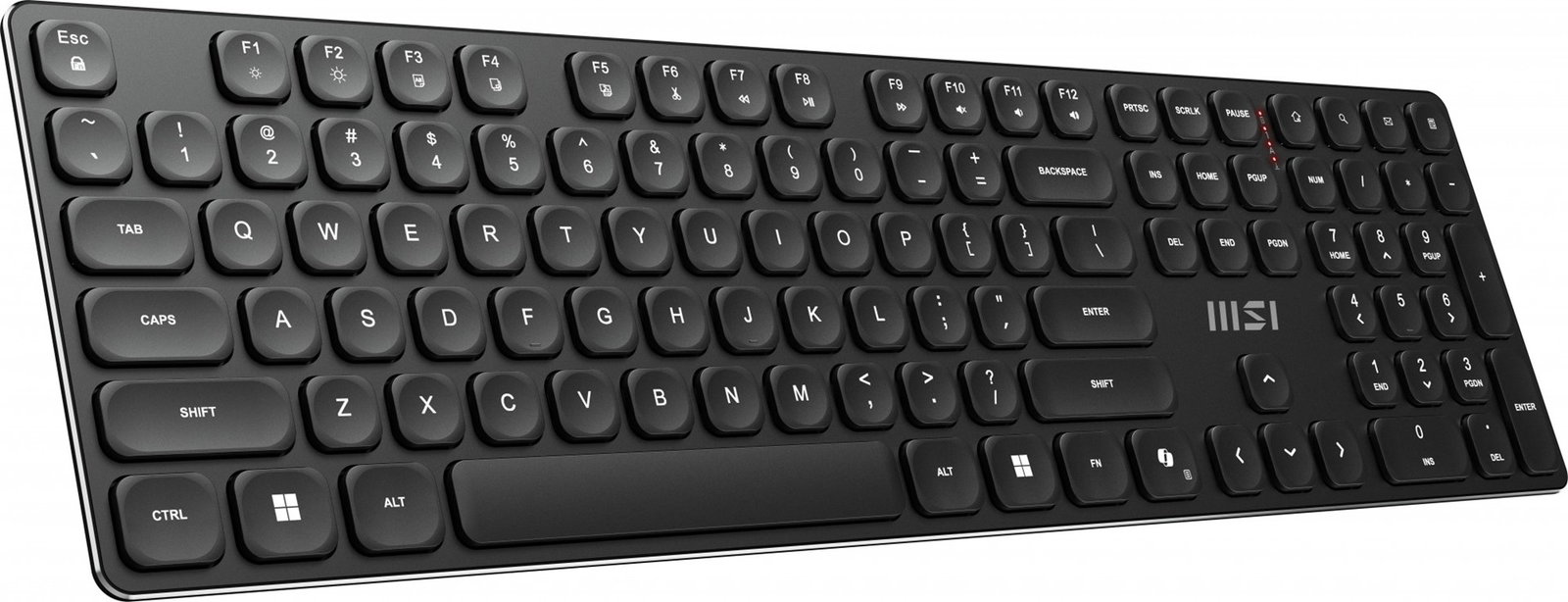 MSI FORGE K210 WIRELESS COMBO keyboard Mouse included Home/Office USB QWERTY US English Black