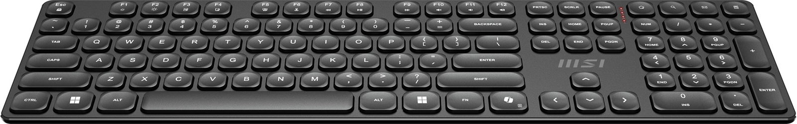 MSI FORGE K210 WIRELESS COMBO keyboard Mouse included Home/Office USB QWERTY US English Black