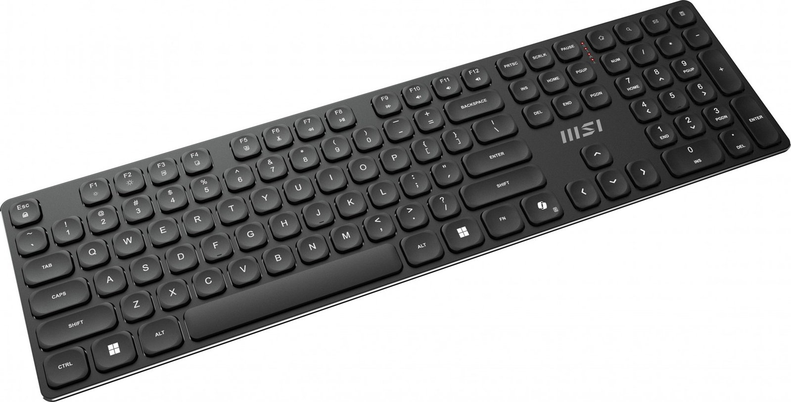 MSI FORGE K210 WIRELESS COMBO keyboard Mouse included Home/Office USB QWERTY US English Black