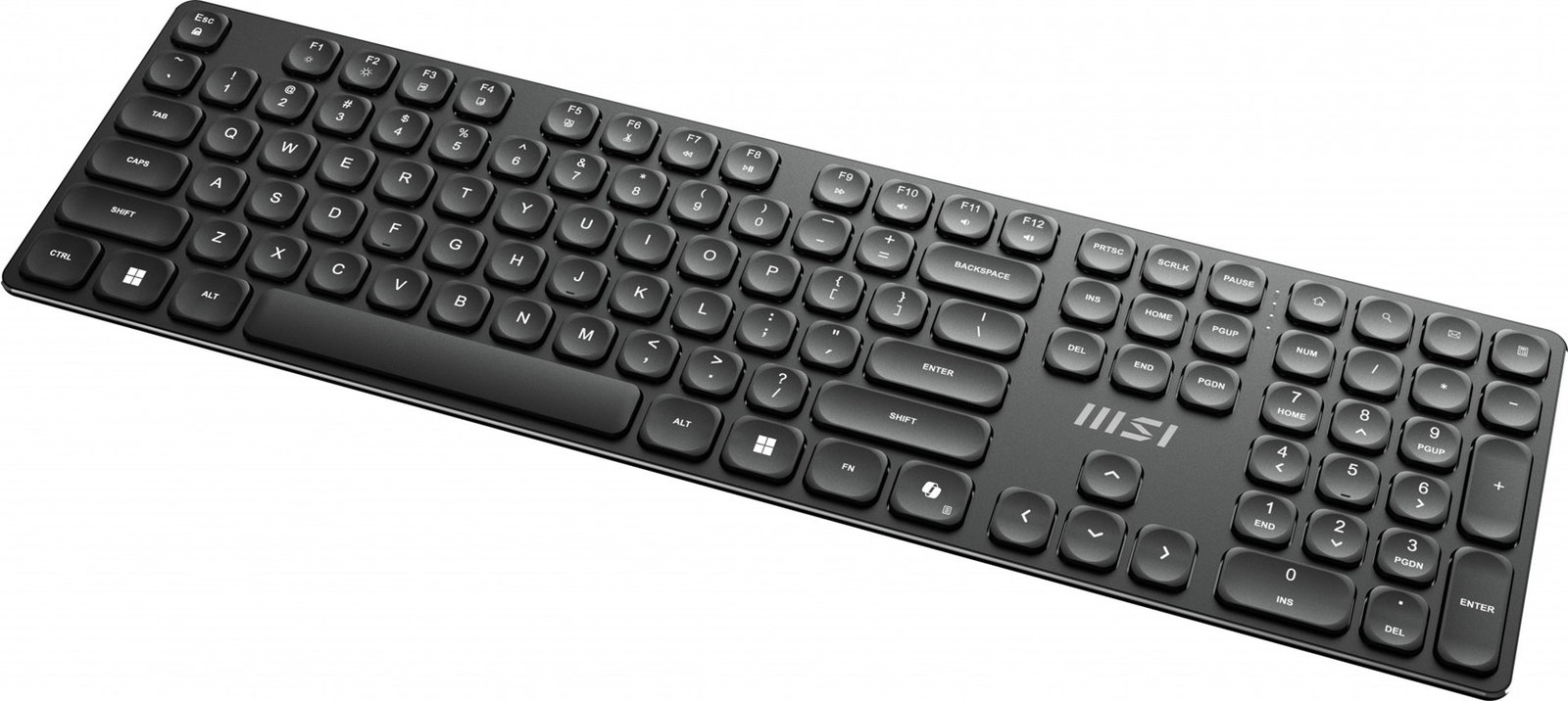 MSI FORGE K210 WIRELESS COMBO keyboard Mouse included Home/Office USB QWERTY US English Black