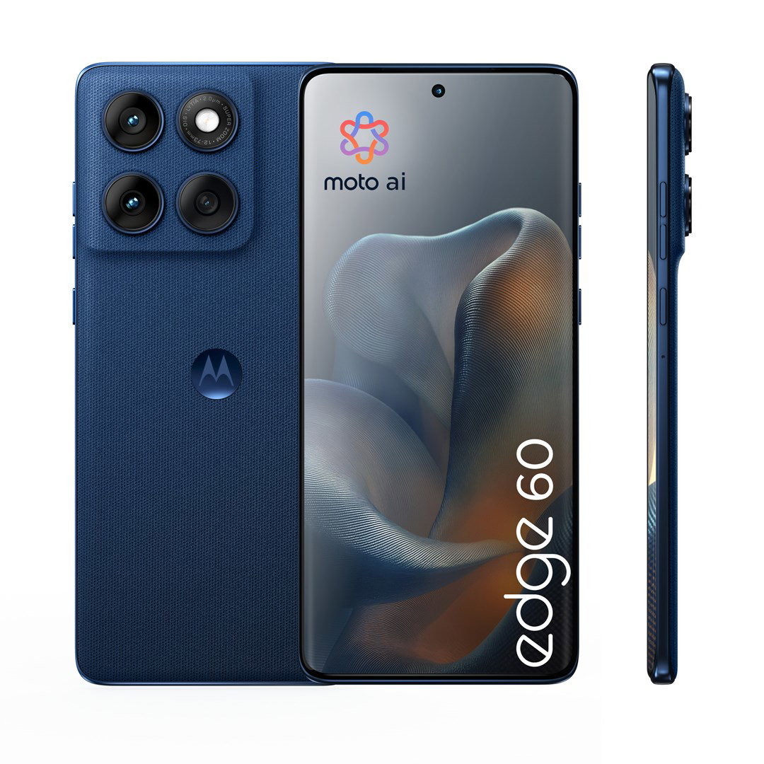 Motorola edge 60 16.9 cm (6.67) Dual SIM Android 15 5G USB Type-C 12 GB 512 GB 5200 mAh Blue