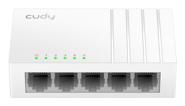 Cudy FS105D network switch Unmanaged Fast Ethernet (10/100) White