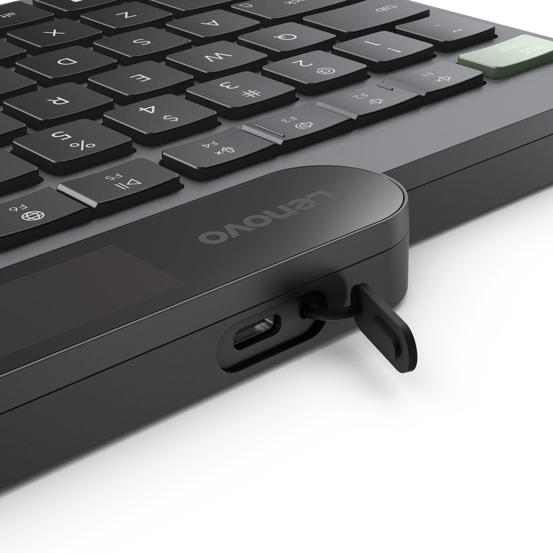 Lenovo 4Y41R69494 keyboard Home/Office Bluetooth US English Black, Green