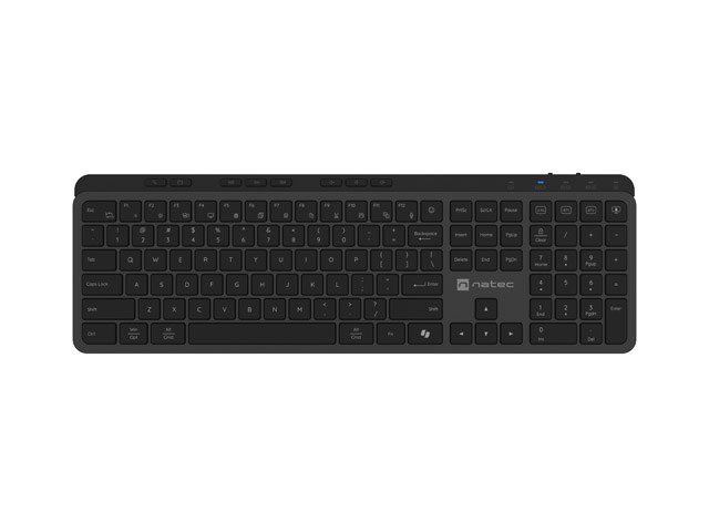 NATEC MEDUSA US WIRELESS KEYBOARD BT + 2.4GHZ X-SCISSORS SLIM