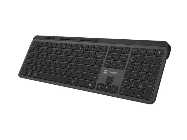NATEC MEDUSA US WIRELESS KEYBOARD BT + 2.4GHZ X-SCISSORS SLIM