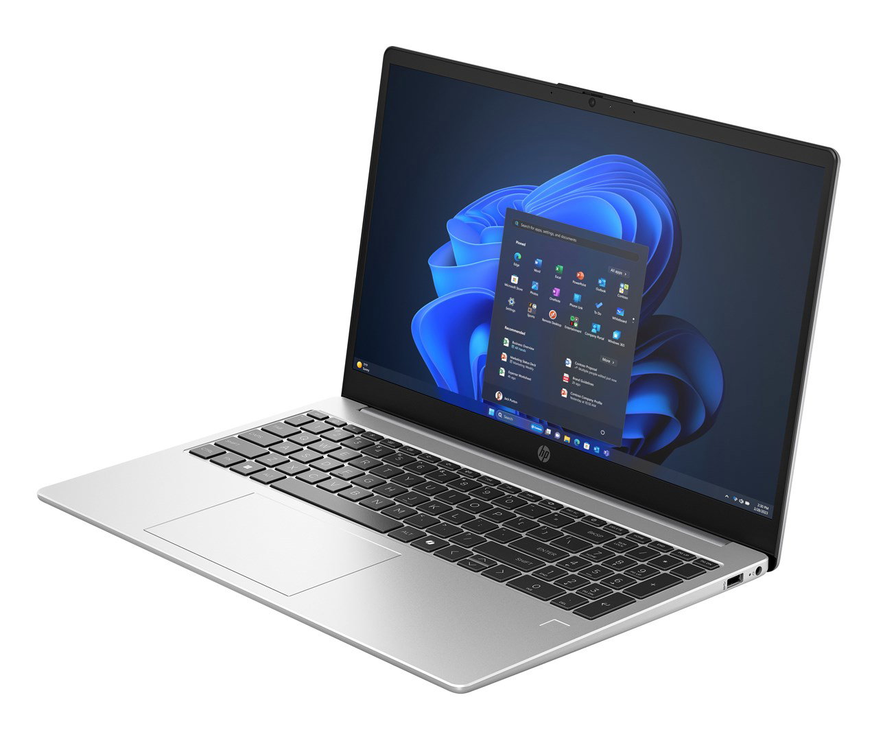 HP 250R G10 Intel Core 5 120U Laptop 39.6 cm (15.6) Full HD 16 GB DDR5-SDRAM 512 GB SSD Wi-Fi 6 (802.11ax) Windows 11 Pro Silver