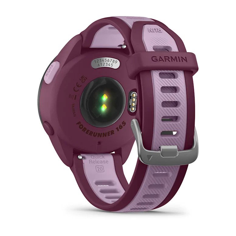 Garmin Forerunner 165 Music 3.05 cm (1.2) AMOLED 43 mm Digital 390 x 390 pixels Touchscreen Purple GPS (satellite)