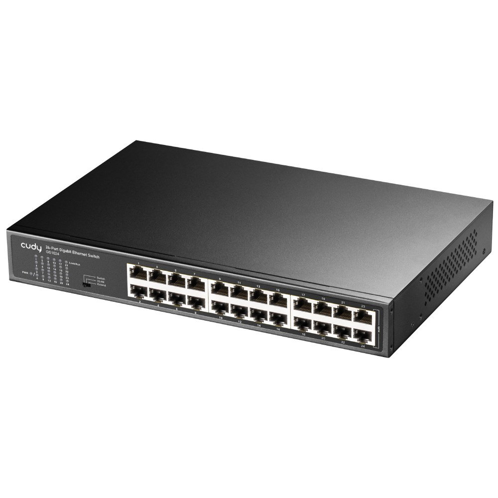 Cudy GS1024 network switch Unmanaged Gigabit Ethernet (10/100/1000) Black