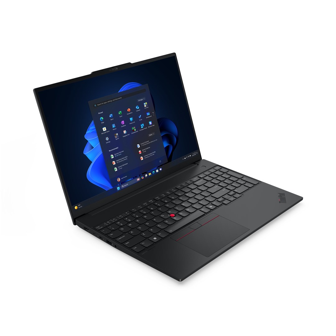 Lenovo ThinkPad E16 Gen 3 (Intel) Copilot+ PC Intel Core Ultra 5 226V Laptop 40.6 cm (16) WUXGA 16 GB LPDDR5x-SDRAM 512 GB SSD Wi-Fi 6E (802.11ax) Windows 11 Pro English Black