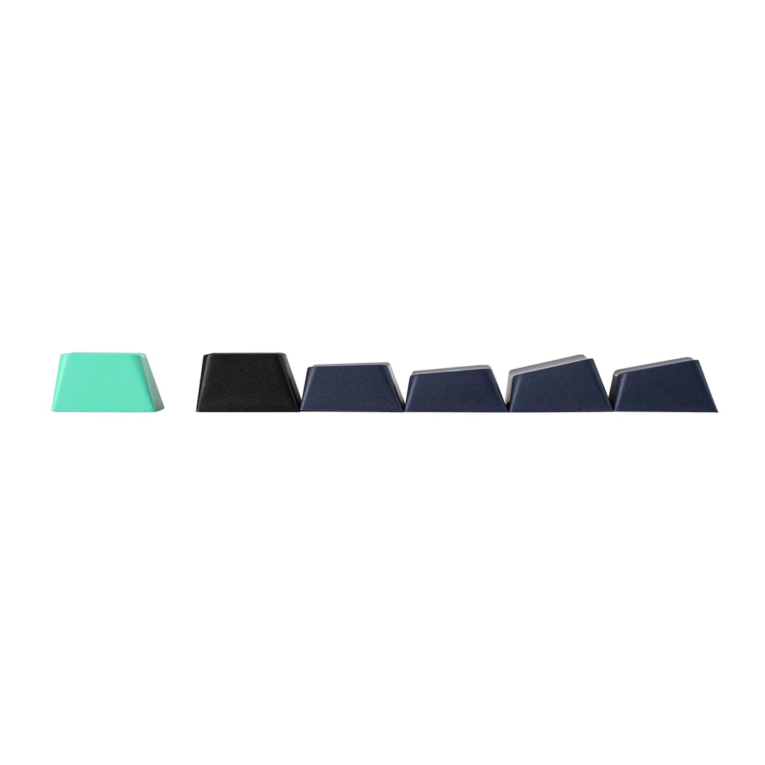 AULA Gasket F87 Pro Keyboard Black Cyan Blue GrayWoodV4 RGB