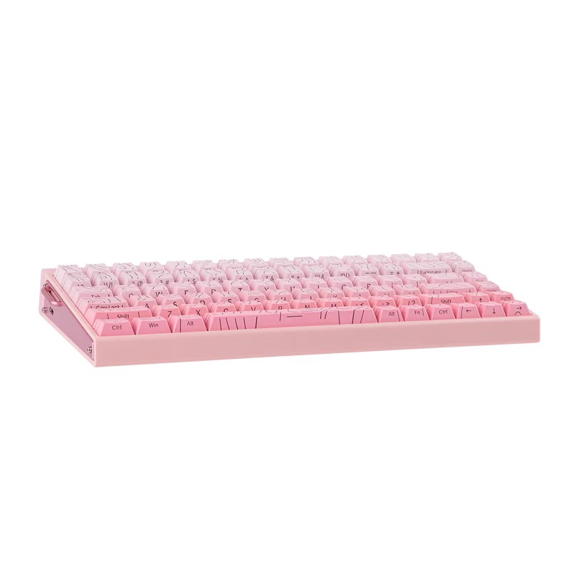 HERO84 HE PINK+Gradient+Contour Dragon King RGB AULA gasket keyboard