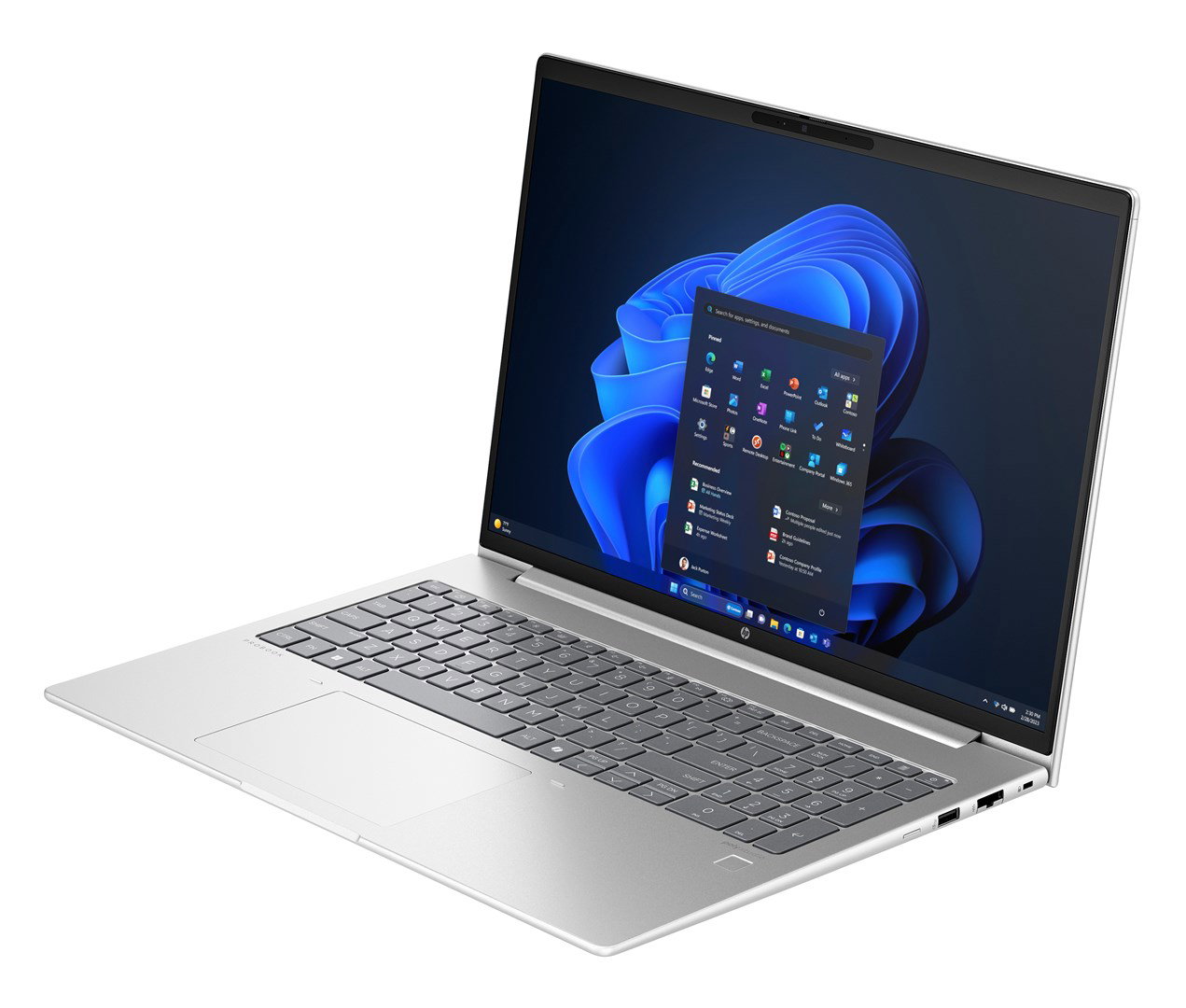 HP ProBook 465 G11 AMD Ryzen 5 7535U Laptop 40.6 cm (16) WUXGA 16 GB DDR5-SDRAM 512 GB SSD Wi-Fi 6E (802.11ax) Windows 11 Pro Silver