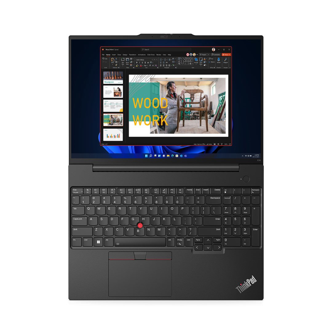 Lenovo ThinkPad E16 Gen 1 (Intel) Intel Core i5 i5-1335U Laptop 40.6 cm (16) WUXGA 16 GB DDR4-SDRAM 256 GB SSD Wi-Fi 6 (802.11ax) Windows 11 Pro US English Black New Repack/Repacked