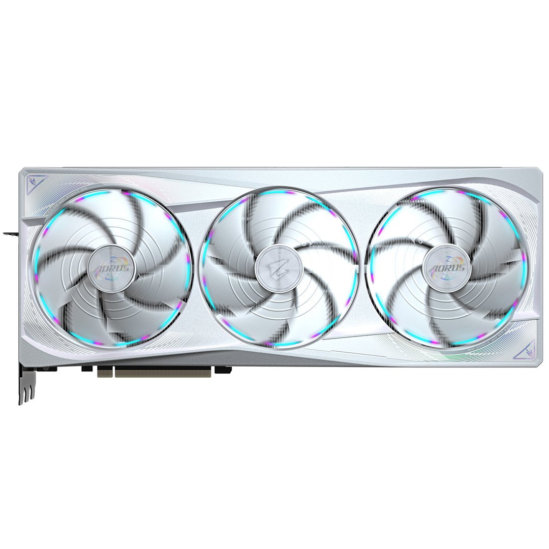 GIGABYTE AORUS GeForce RTX 5090 MASTER ICE 32G Graphics Card - 32GB GDDR7, 512bit, PCI-E 5.0, 2655MHz Core Clock, 3 x DP 2.1a, 1 x HDMI 2.1b, NVIDIA DLSS 4, GV-N5090AORUSM ICE-32GD