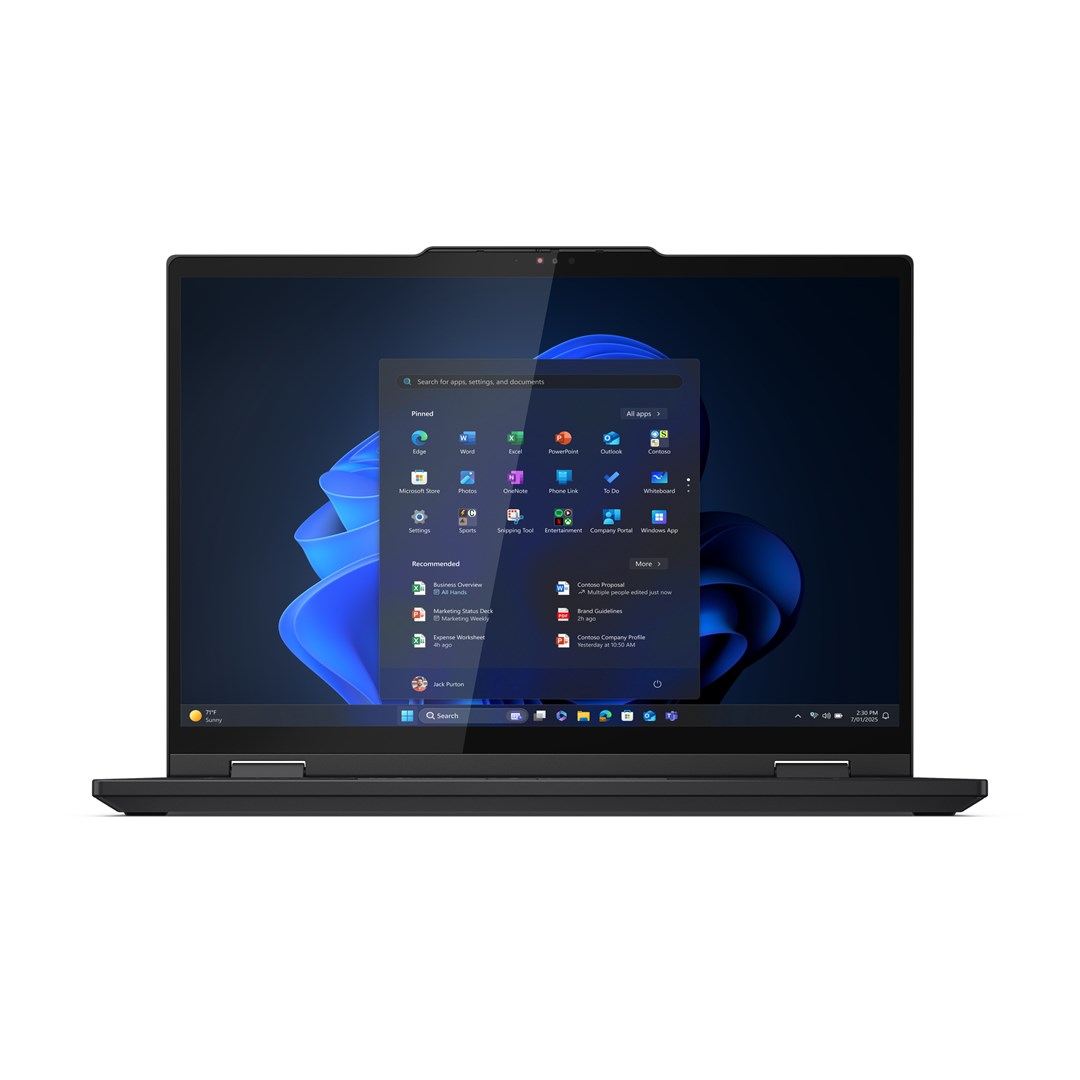 Lenovo ThinkPad T14s 2-in-1 Gen 1 Intel Core Ultra 5 225U Hybrid (2-in-1) 35.6 cm (14) Touchscreen WUXGA 16 GB LPDDR5x-SDRAM 512 GB SSD Wi-Fi 6E (802.11ax) Windows 11 Pro English Black