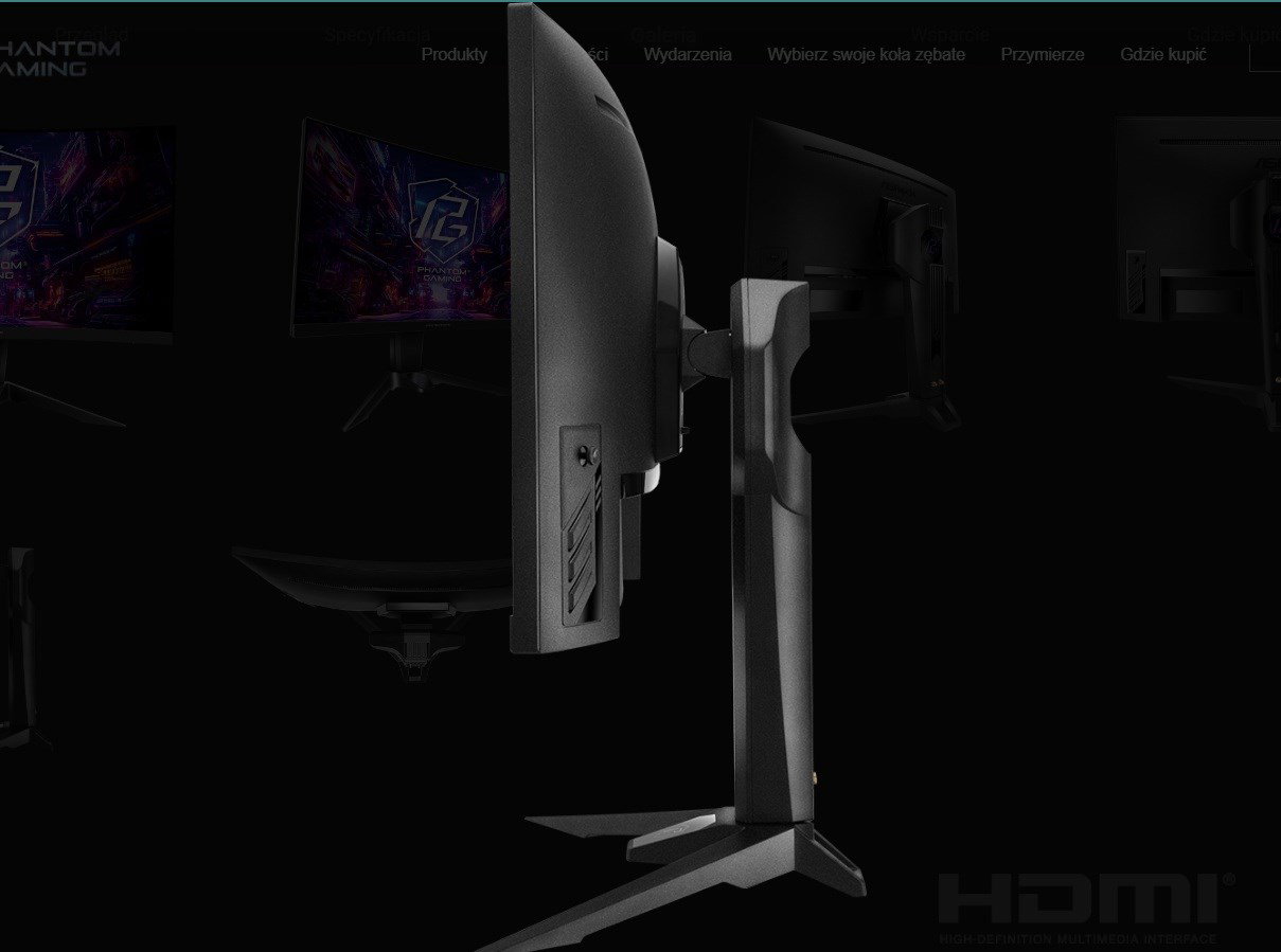 Asrock PG27QRT2A Phantom Gaming computer monitor 68.6 cm (27) 2560x1440 px QHD Black