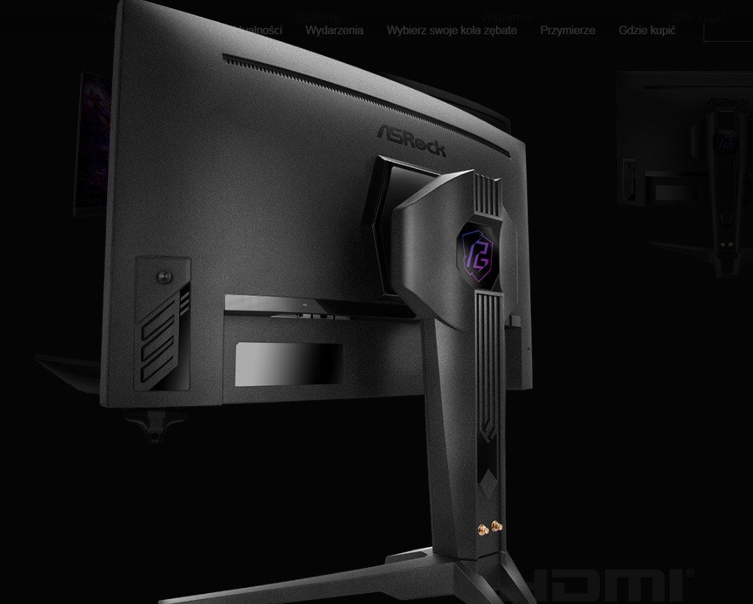 Asrock PG27QRT2A Phantom Gaming computer monitor 68.6 cm (27) 2560x1440 px QHD Black