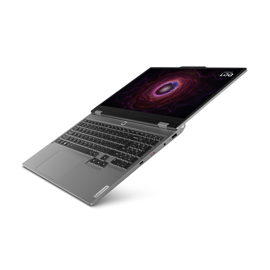 Lenovo LOQ 15ARP9 AMD Ryzen 5 7235HS Laptop 39.6 cm (15.6) Full HD 16 GB DDR5-SDRAM 512 GB SSD NVIDIA GeForce RTX 4050 Wi-Fi 6 (802.11ax) Windows 11 Home Grey