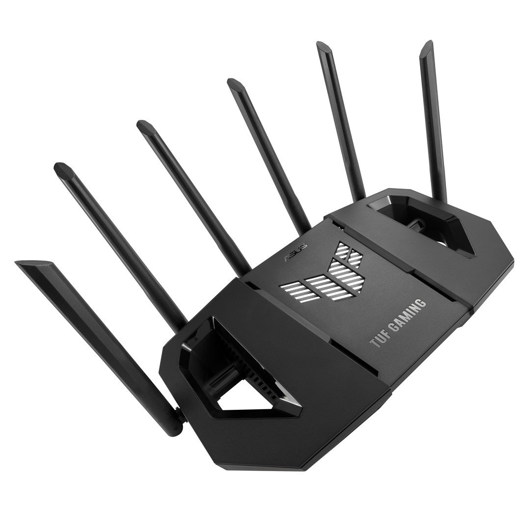 ASUS 90IG0A30-MO9C00 wireless router 2.5 Gigabit Ethernet Tri-band (2.4 GHz 5 GHz 6 GHz) Black