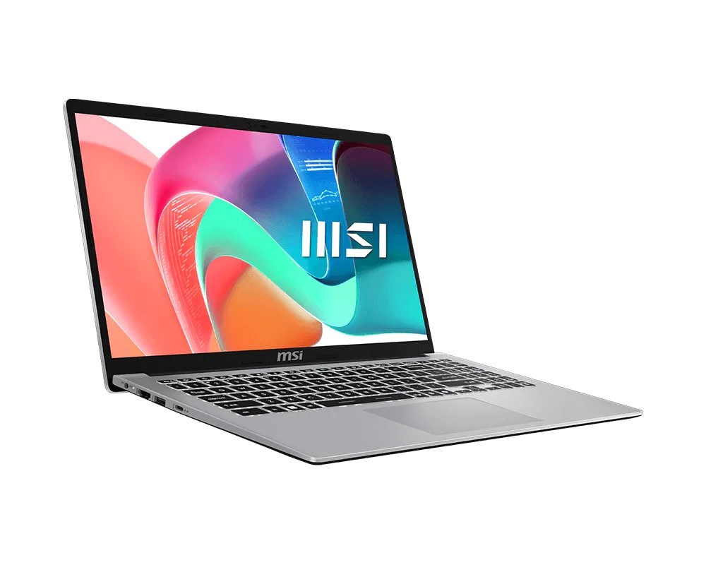 MSI Modern 15 F13MG-443PL i5-1334U 15.6 FHD 60Hz IPS-level display, 16GB DDR4 3200, 512GB SSD, Iris Xe Graphics, Windows 11 Pro, Platinum Grey, 3-year warranty
