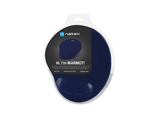 NATEC MOUSE PAD MARMOT NAVY BLUE FILLING 225X245MM
