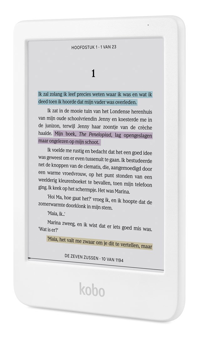 Kobo Clara Colour e-book reader Touchscreen 16 GB Wi-Fi White