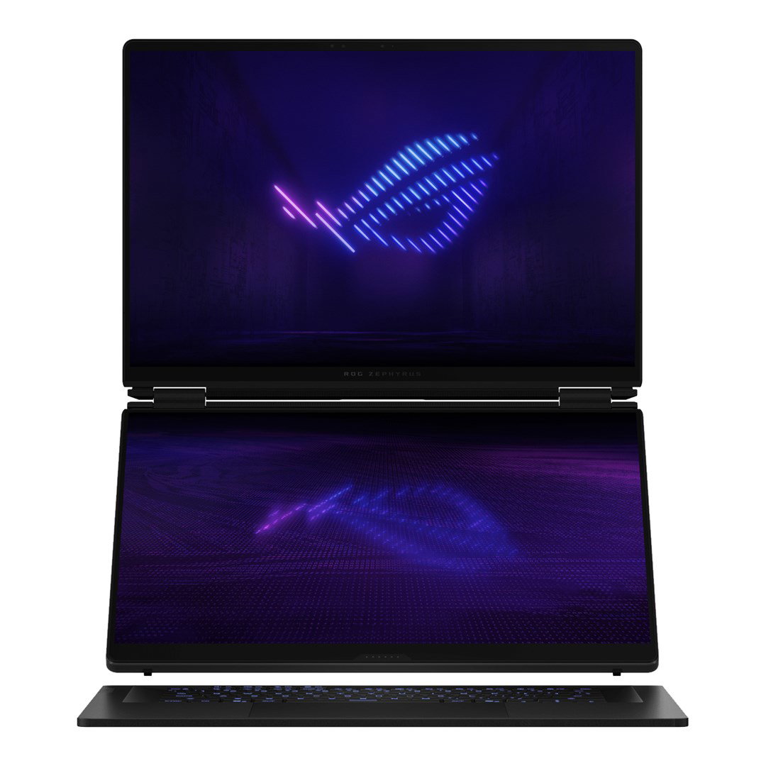 ASUS ROG Zephyrus Duo 16 GX651AX-U9322X Ultra 9 386H 2x16.03K Touch OLED 120Hz 1100nits AG 32GB LPDDR5X SSD2TB GeForce RTX 5090 24GB Cam1080p + IR 90WHrs W11Pro Aluminum Stellar Grey