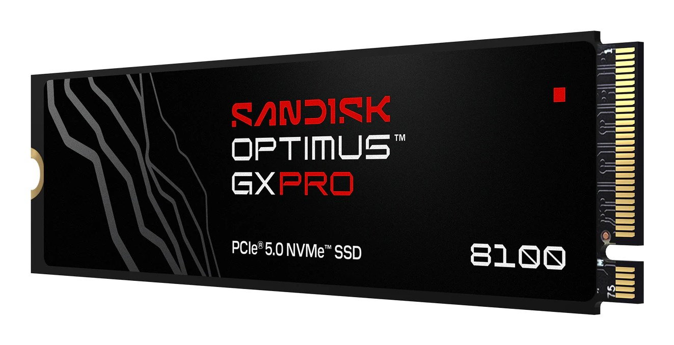 SanDisk Optimus GX PRO 8100 1 TB M.2 PCI Express 5.0 NVMe TLC 3D NAND