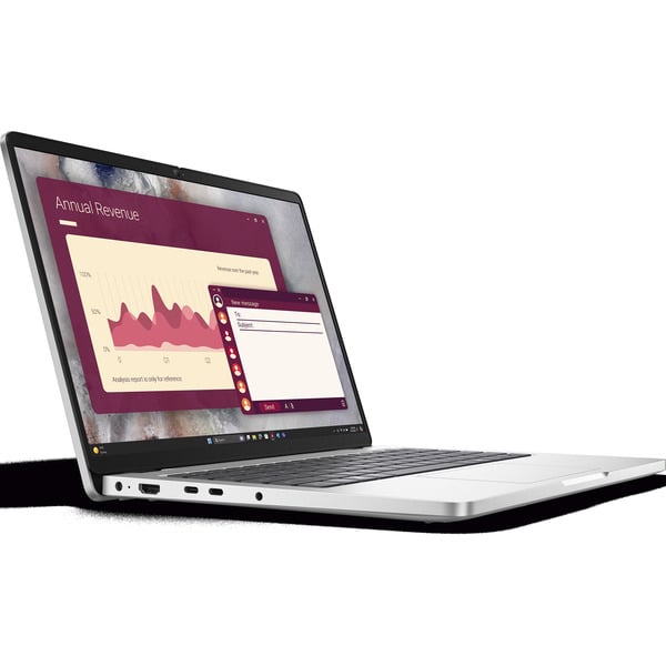 Dell Pro 14 (P8K0D), Notebook - silver, Intel Core Ultra 7 255U, Intel Graphics, 16 GB DDR5, 512 GB (512 GB SSD), Windows 11 Pro