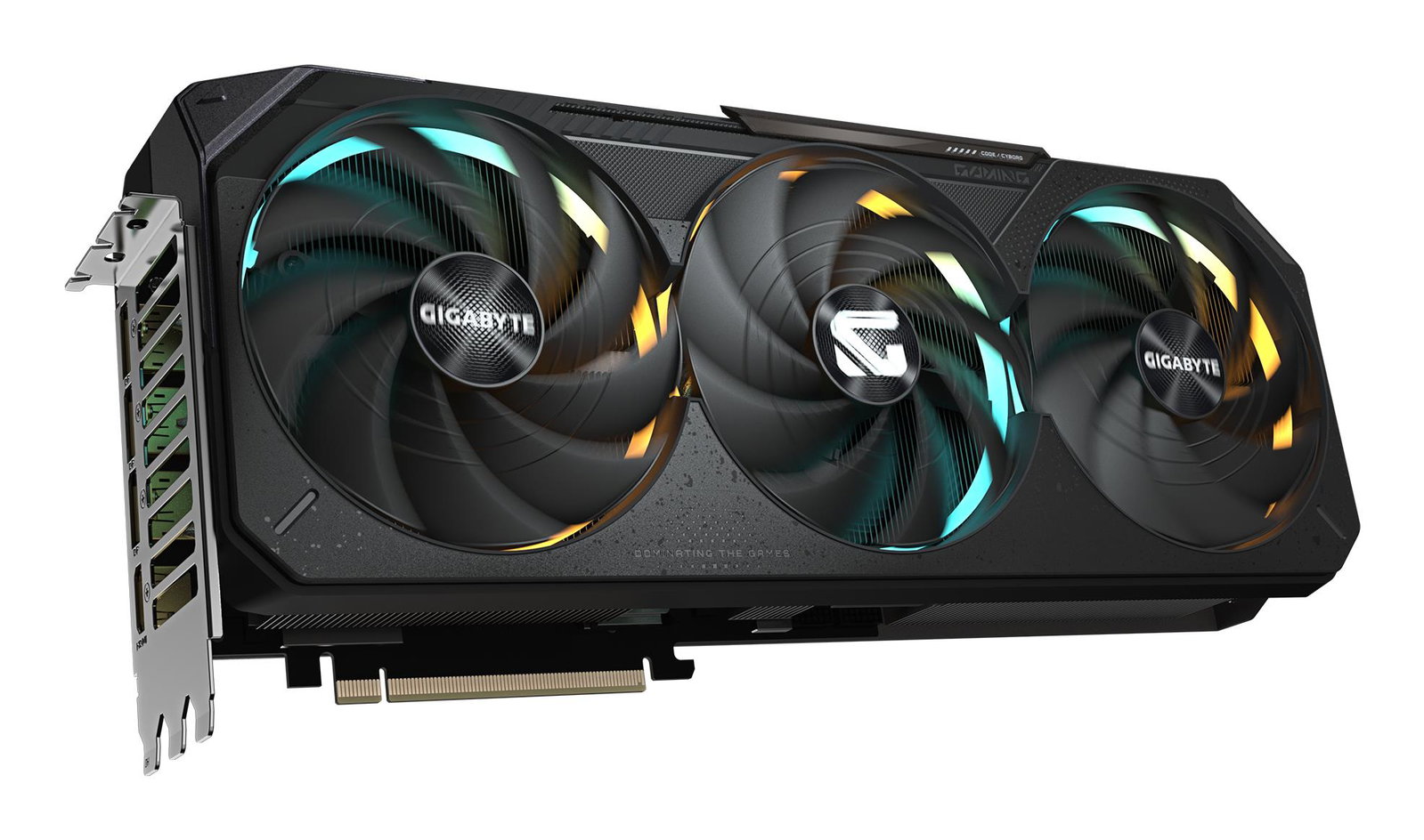 Graphics Card GIGABYTE NVIDIA GeForce RTX 5080 16 GB GDDR7 256 bit PCIE 5.0 16x GPU 2617 MHz Triple slot Fansink 1xHDMI 3xDisplayPort GV-N5080GAMINGOC-16GD