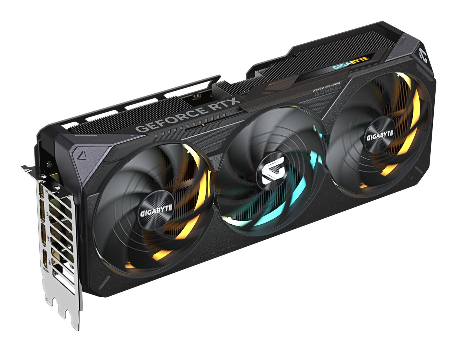 Graphics Card GIGABYTE NVIDIA GeForce RTX 5080 16 GB GDDR7 256 bit PCIE 5.0 16x GPU 2617 MHz Triple slot Fansink 1xHDMI 3xDisplayPort GV-N5080GAMINGOC-16GD