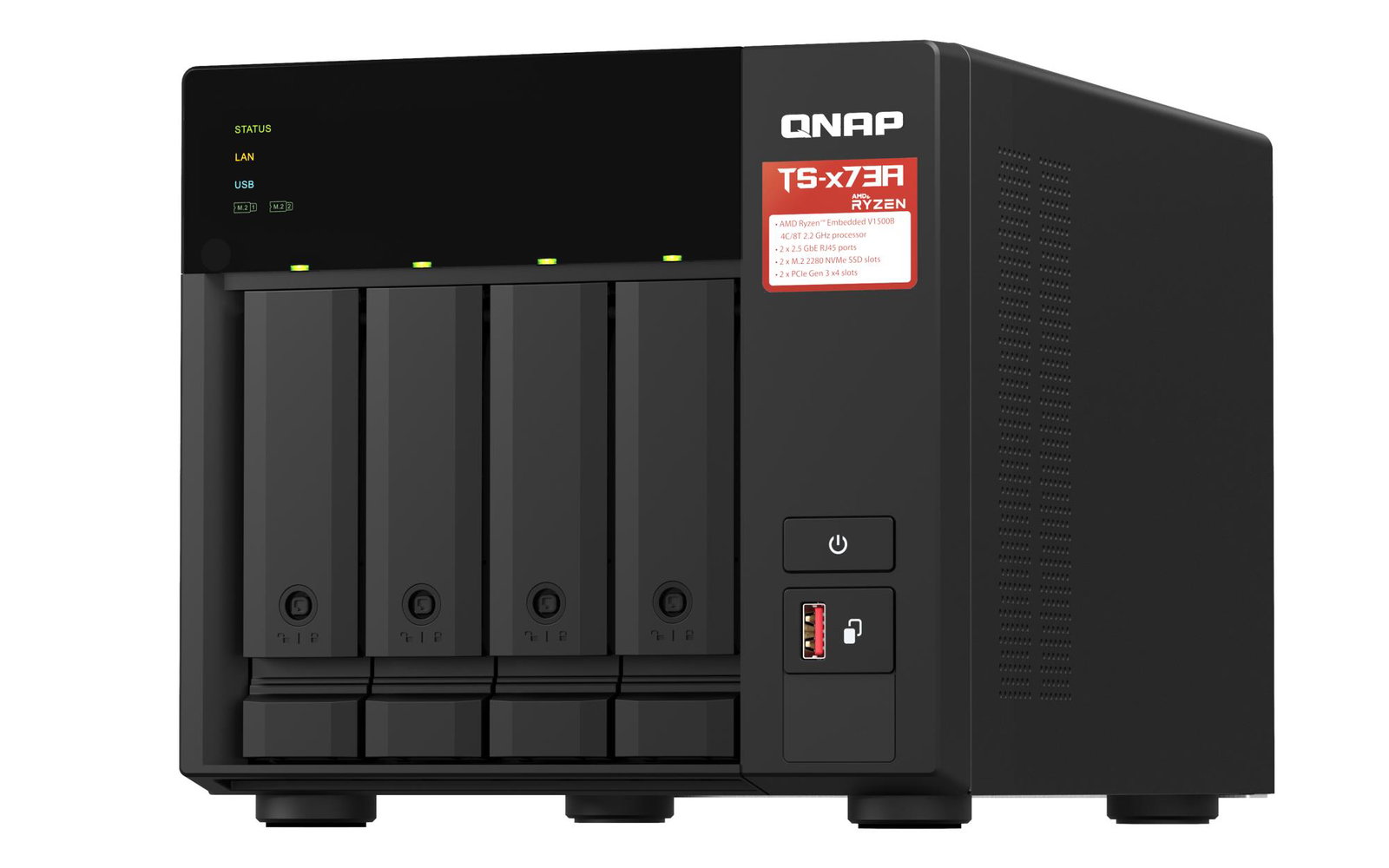 NAS STORAGE TOWER 4BAY 8GB/TS-473A-8G QNAP