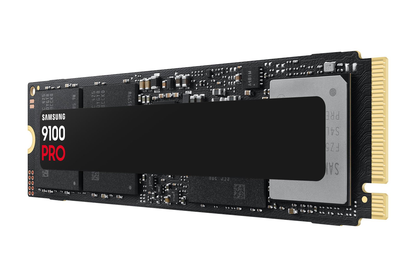 SSD SAMSUNG 9100 PRO 4TB M.2 PCIe Gen5 NVMe TLC Write speed 13400 MBytes/sec Read speed 14800 MBytes/sec 2.38mm TBW 2400 TB MZ-VAP4T0BW