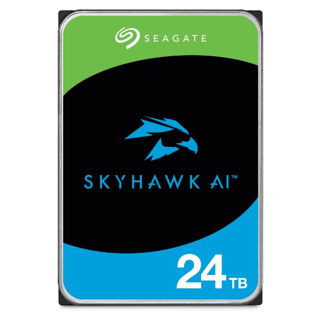 HDD SEAGATE SkyHawk AI 24TB 256 MB 7200 rpm Discs/Heads 10/20 3,5 ST24000VE002