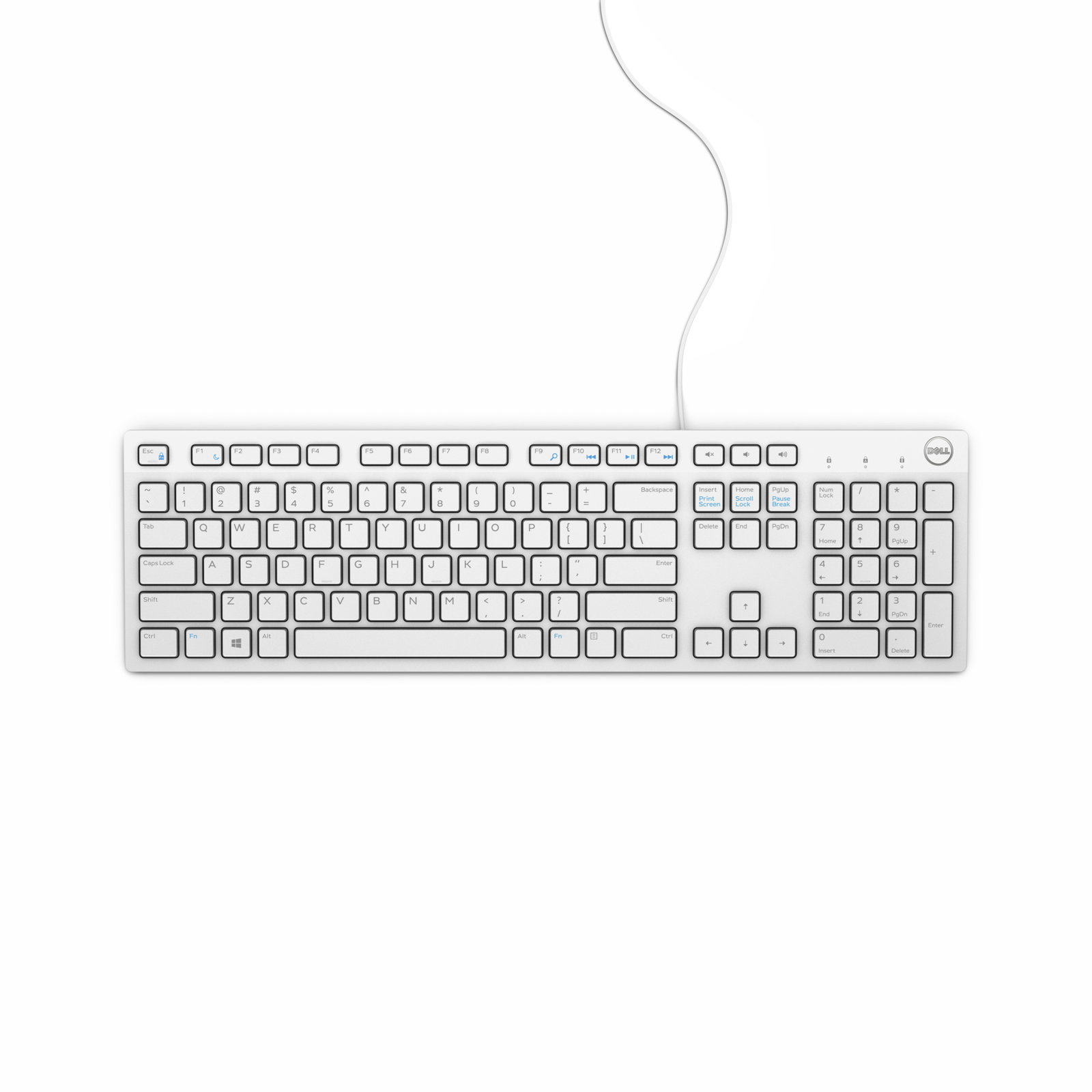 Dell KB216 USB KEYBOARD GERMAN WHITE