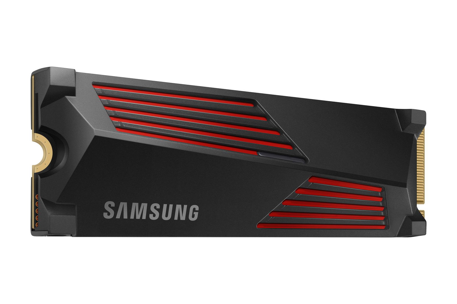 SSD SAMSUNG 990 PRO with Heatsink 4TB M.2 PCIe Gen4 NVMe TLC Write speed 6900 MBytes/sec Read speed 7450 MBytes/sec TBW 2400 TB MTBF 1500000 hours MZ-V9P4T0CW