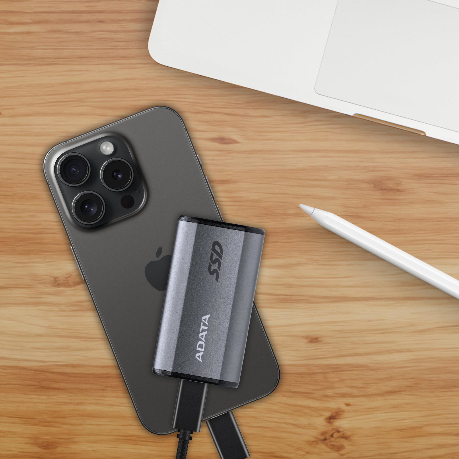 External SSD ADATA SE880 4TB USB-C Write speed 2000 MBytes/sec Read speed 2000 MBytes/sec AELI-SE880-4TCGY