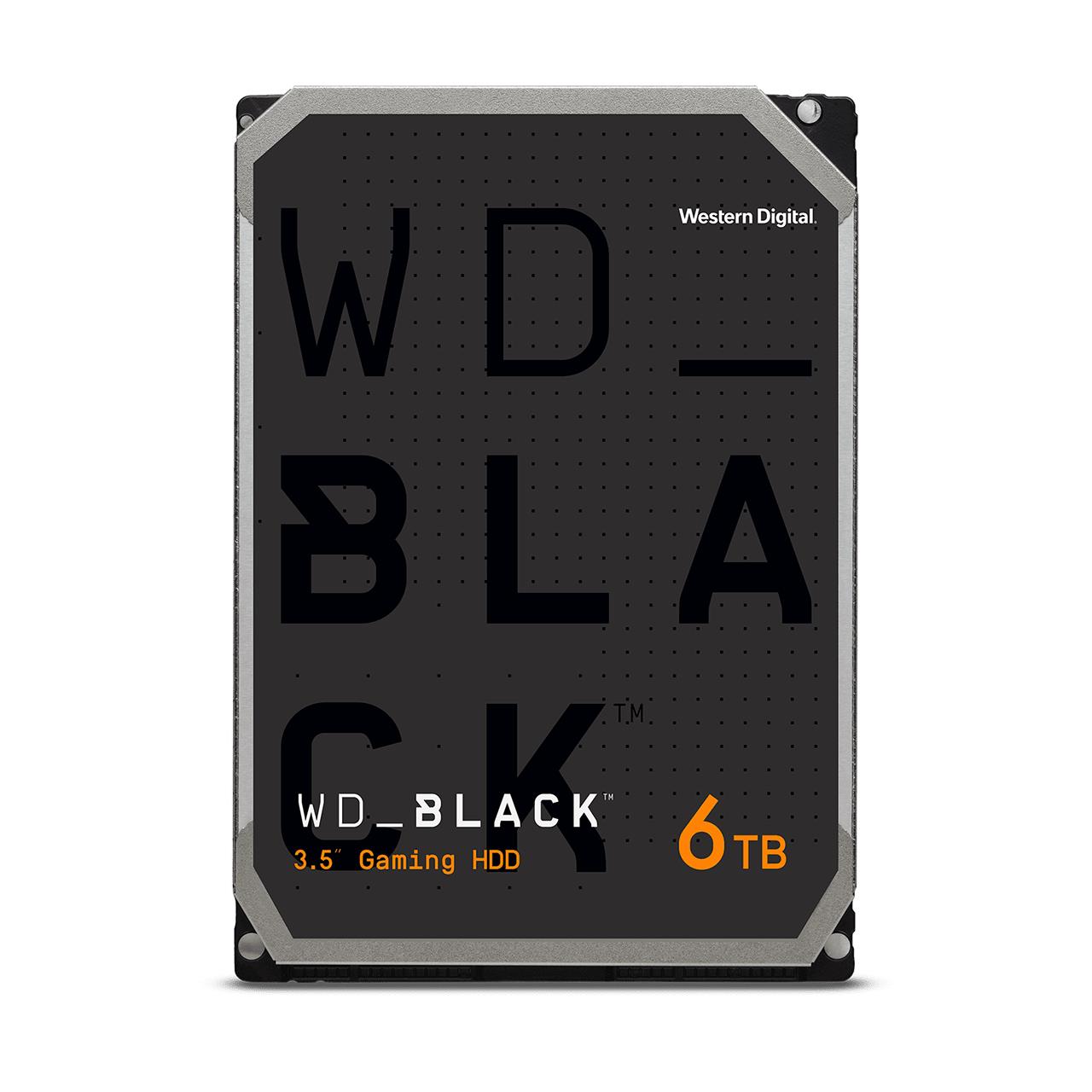 HDD WESTERN DIGITAL Black 6TB SATA 128 MB 7200 rpm 3,5 WD6004FZWX