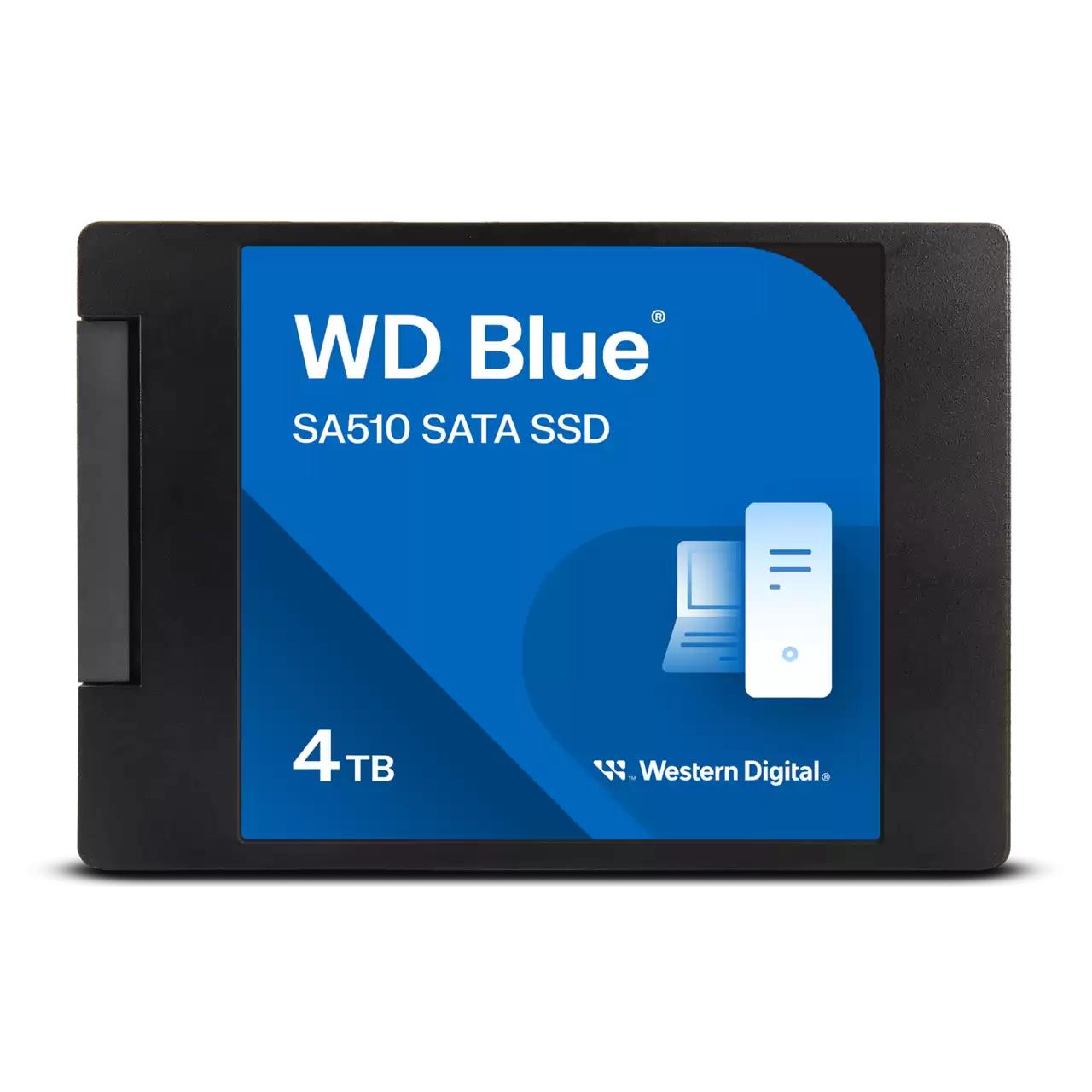 SSD SANDISK Blue SA510 POWERED BY SANDISK 4000 GB Serial ATA Write speed 520 MB/s Read speed 560 MB/s 2.5 WDS400T3B0A