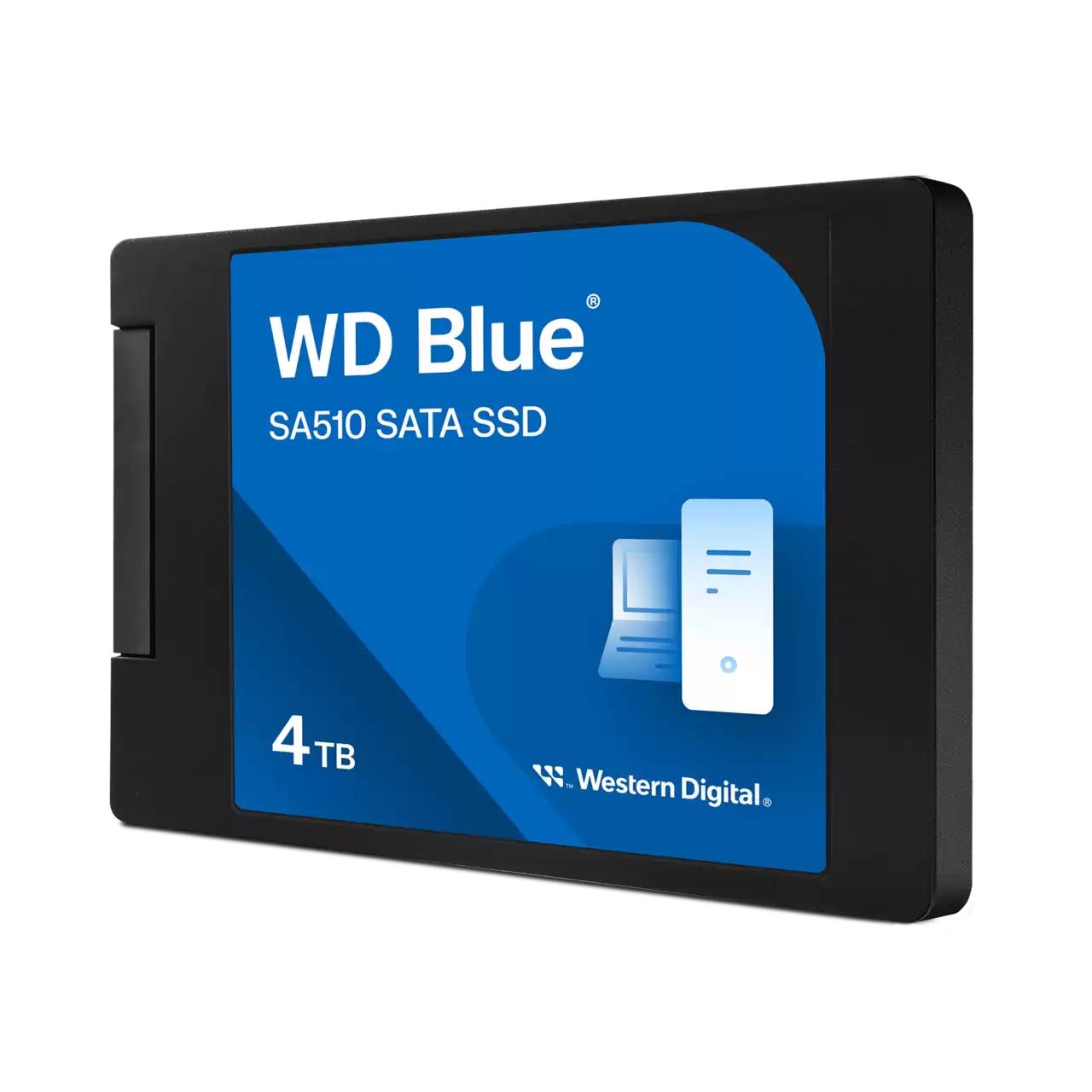 SSD SANDISK Blue SA510 POWERED BY SANDISK 4000 GB Serial ATA Write speed 520 MB/s Read speed 560 MB/s 2.5 WDS400T3B0A