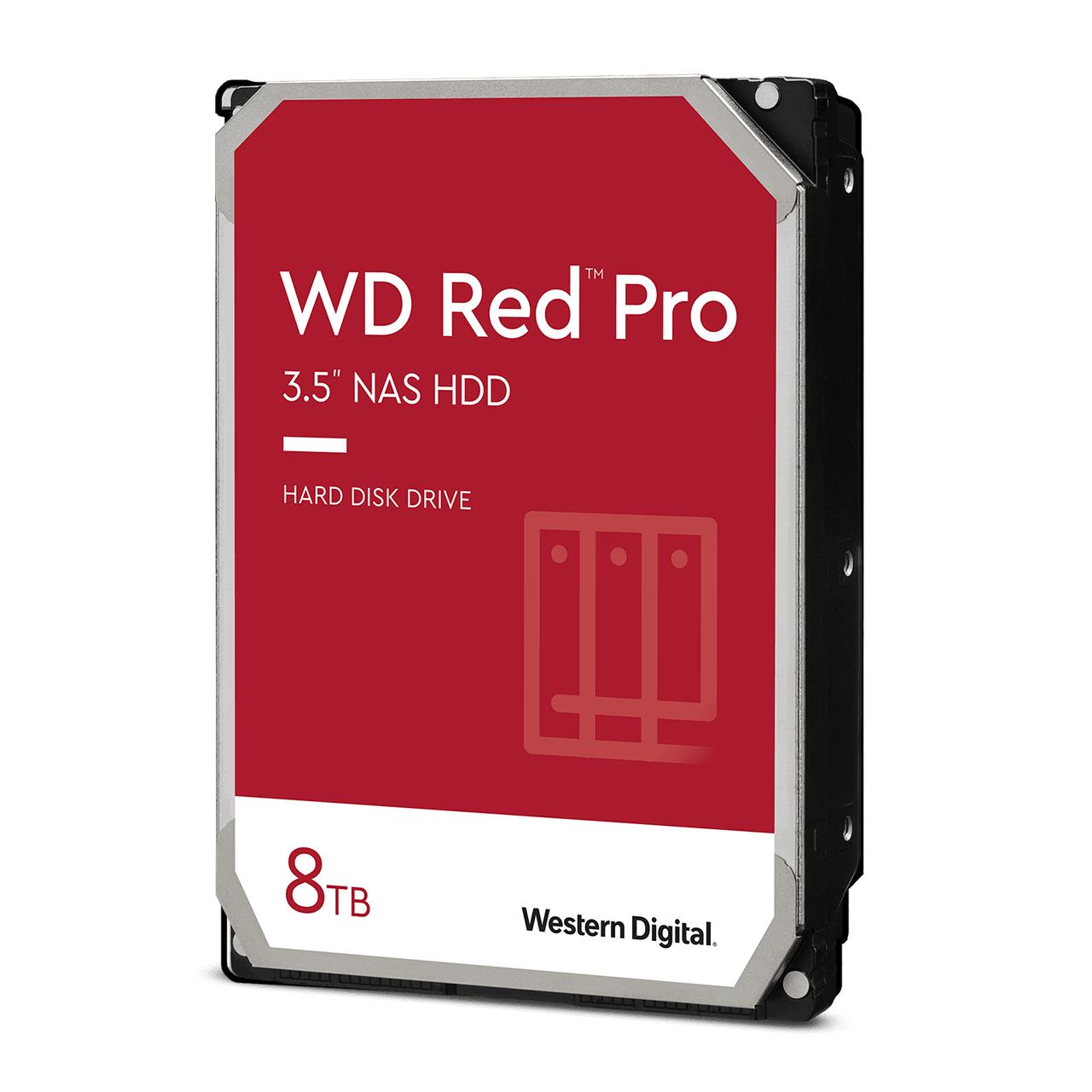 HDD WESTERN DIGITAL Red Pro 8TB SATA 3.0 256 MB 7200 rpm 3,5 WD8005FFBX