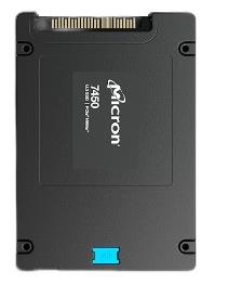 SSD MICRON SSD series 7450 PRO 960GB PCIe Gen4 NVMe NAND flash technology TLC Write speed 1400 MBytes/sec Read speed 6800 MBytes/sec Form Factor U.3 TBW 28000 TB MTFDKCB960TFR-1BC1ZABYYR
