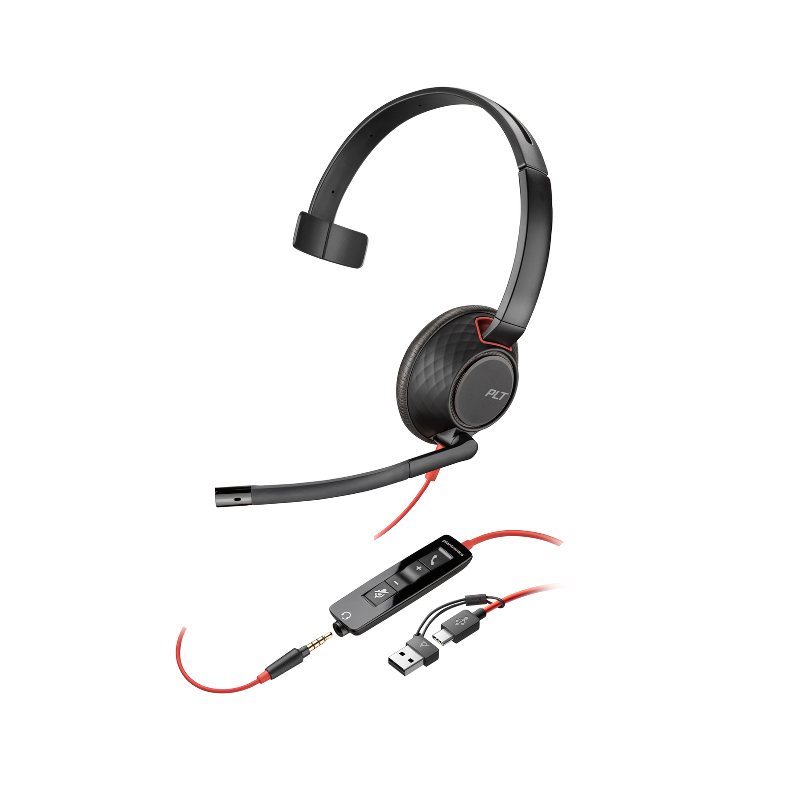 Poly BW 5210 USB-C HS+USB-C-A Bulk Headset