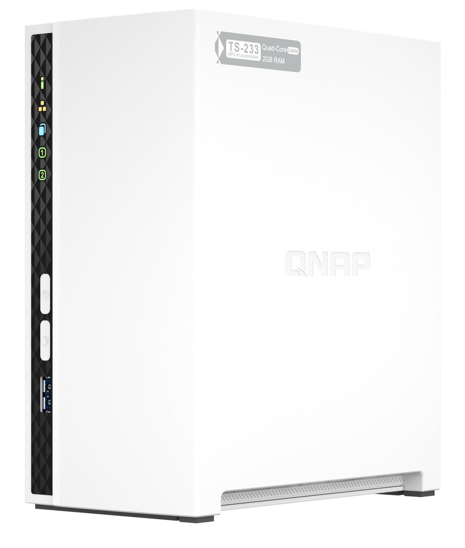 NAS STORAGE TOWER 2BAY/NO HDD TS-233 QNAP