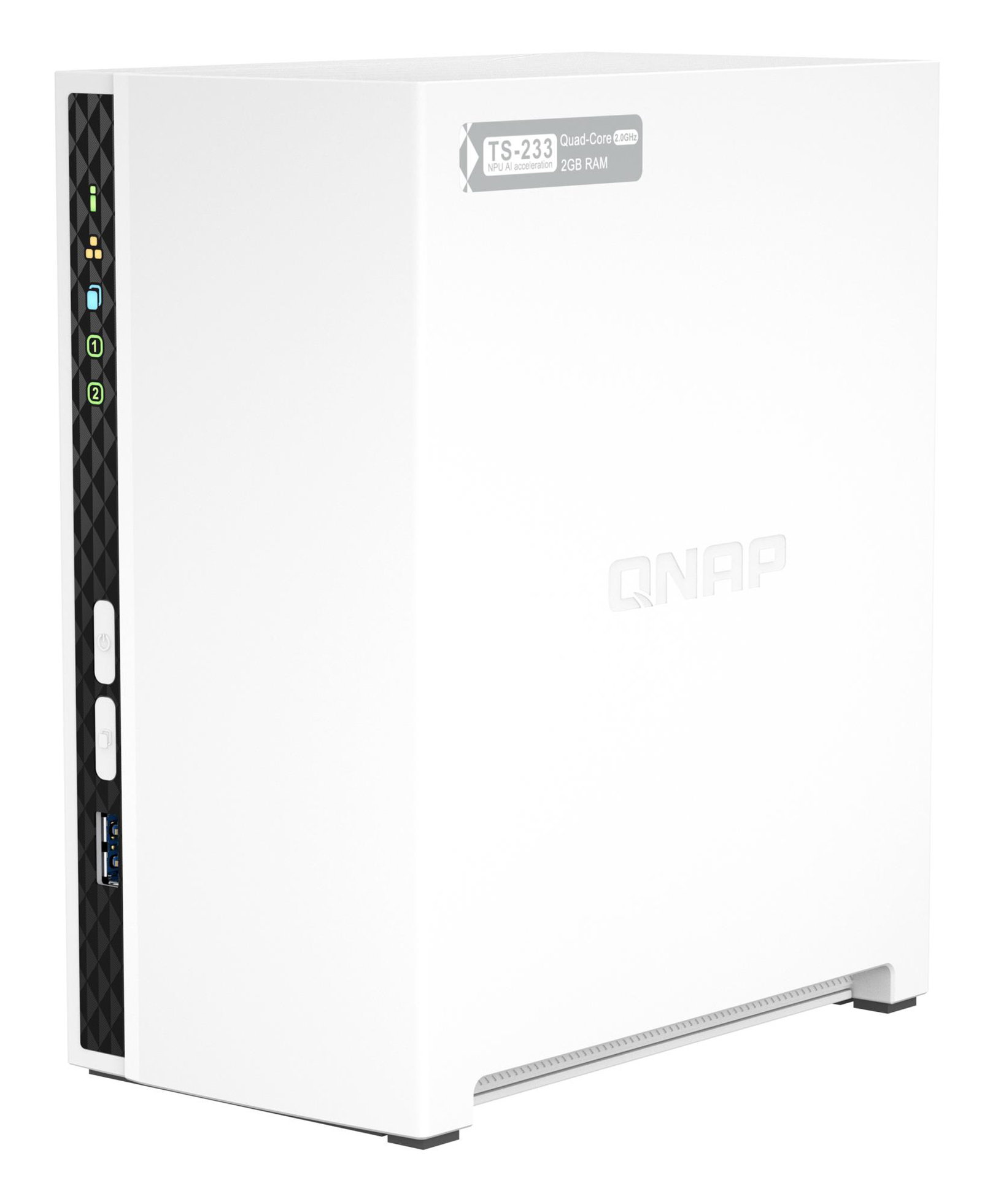 NAS STORAGE TOWER 2BAY/NO HDD TS-233 QNAP