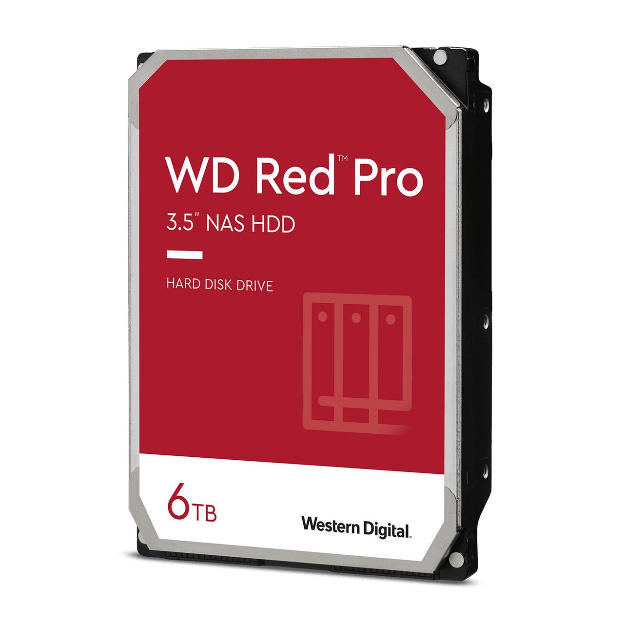 HDD WESTERN DIGITAL Red Pro 6TB SATA 3.0 256 MB 7200 rpm 3,5 WD6005FFBX